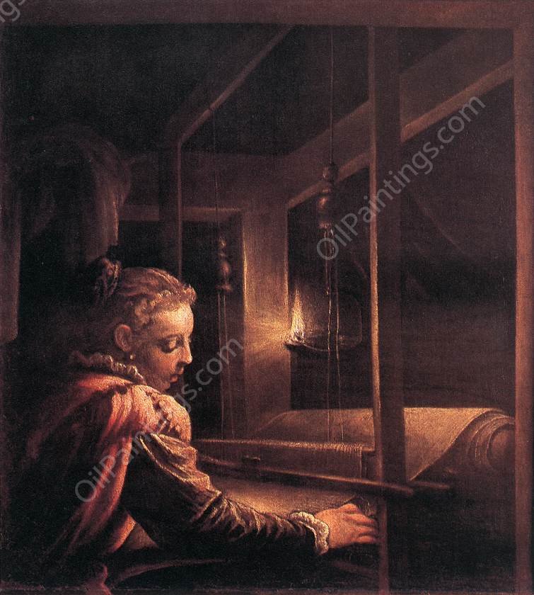 Penelope by Leandro Bassano - Hand-Painted Oil Painting Reproduction