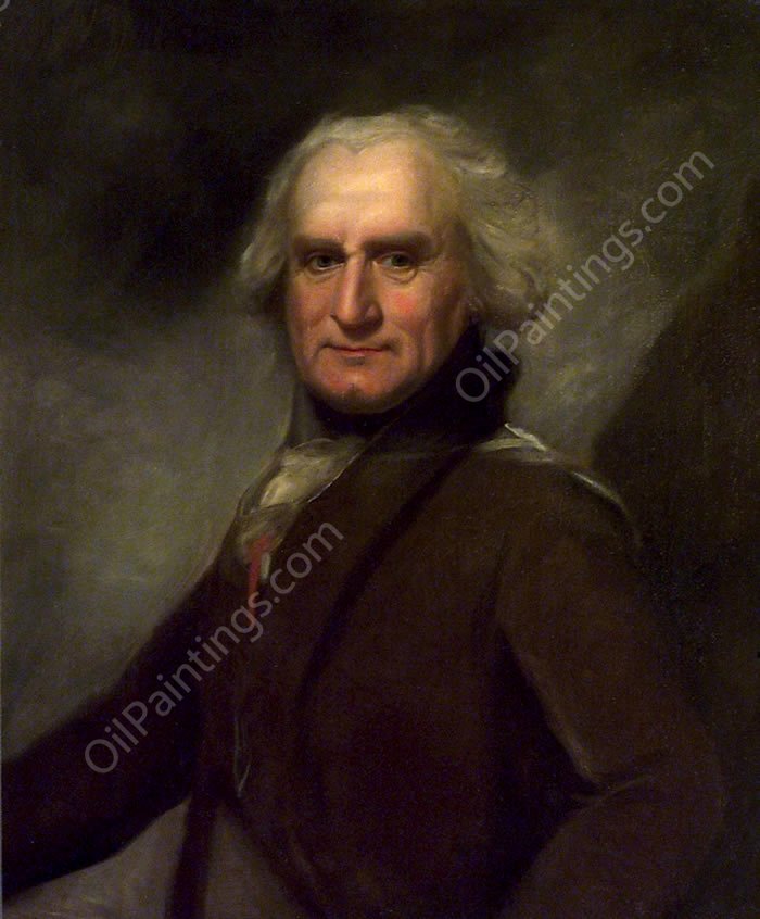 Admiral Alexander Hood, 1727-1814, 1st Viscount Bridport Sketch by Lemuel Francis Abbott - Hand-Painted Oil Painting Reproduction