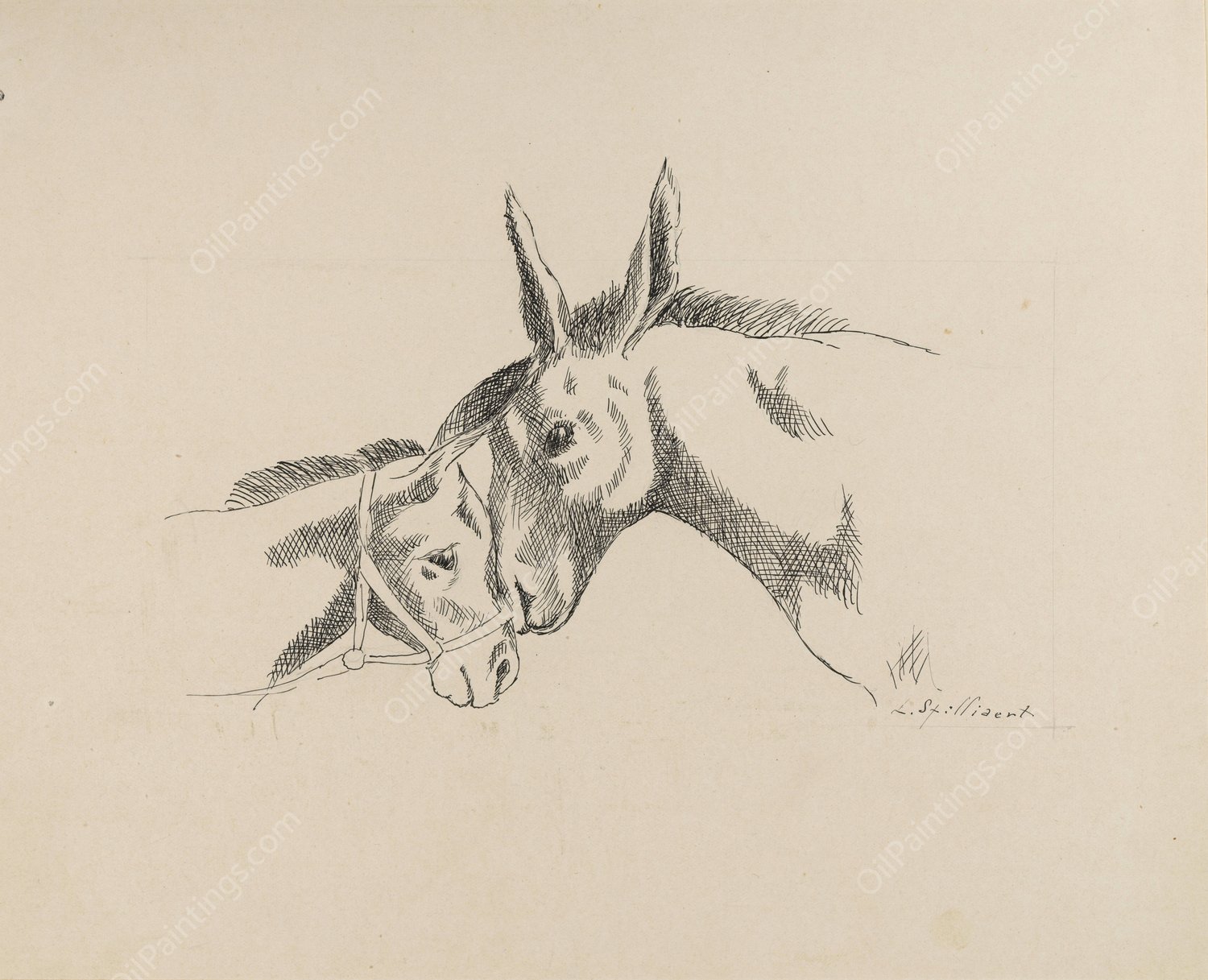 Au temps que Nanette etait perdue  by Leon Spilliaert - Hand-Painted Oil Painting Reproduction