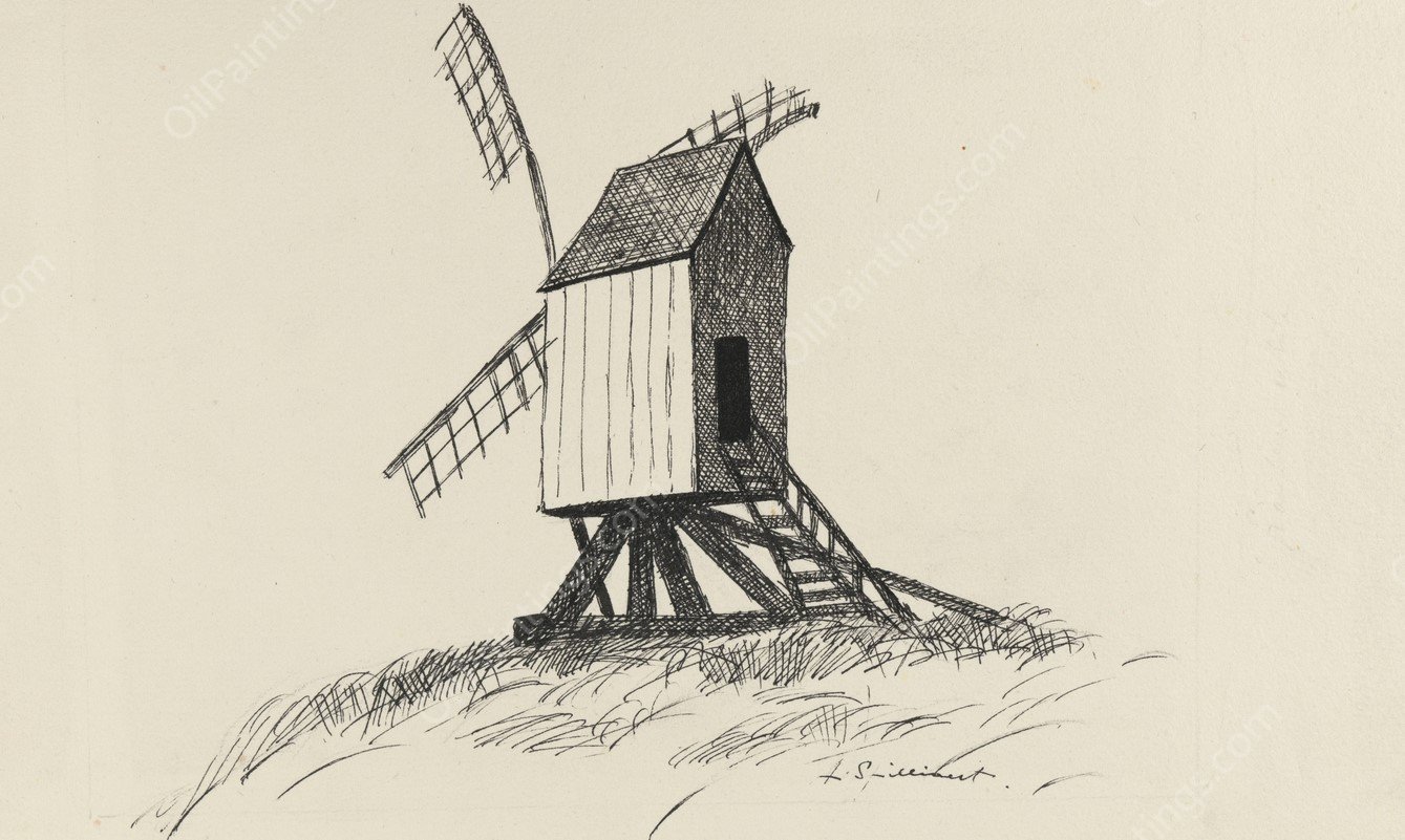 Au temps que Nanette etait perdue  by Leon Spilliaert - Hand-Painted Oil Painting Reproduction