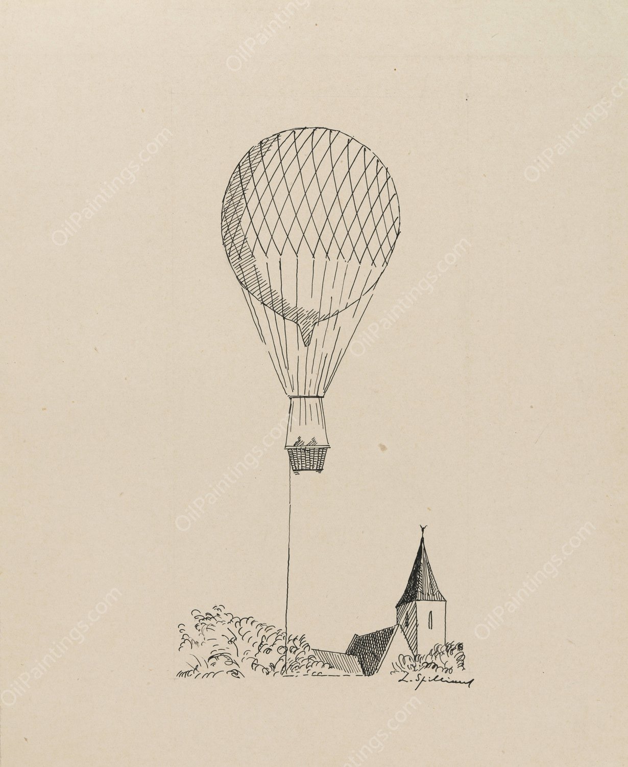 Au temps que Nanette etait perdue  by Leon Spilliaert - Hand-Painted Oil Painting Reproduction