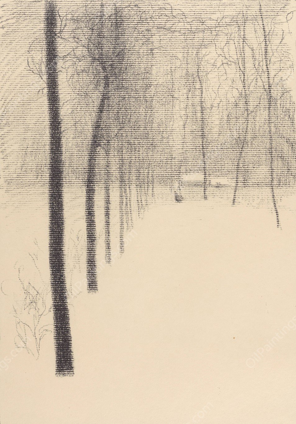 De dreef  by Leon Spilliaert - Hand-Painted Oil Painting Reproduction