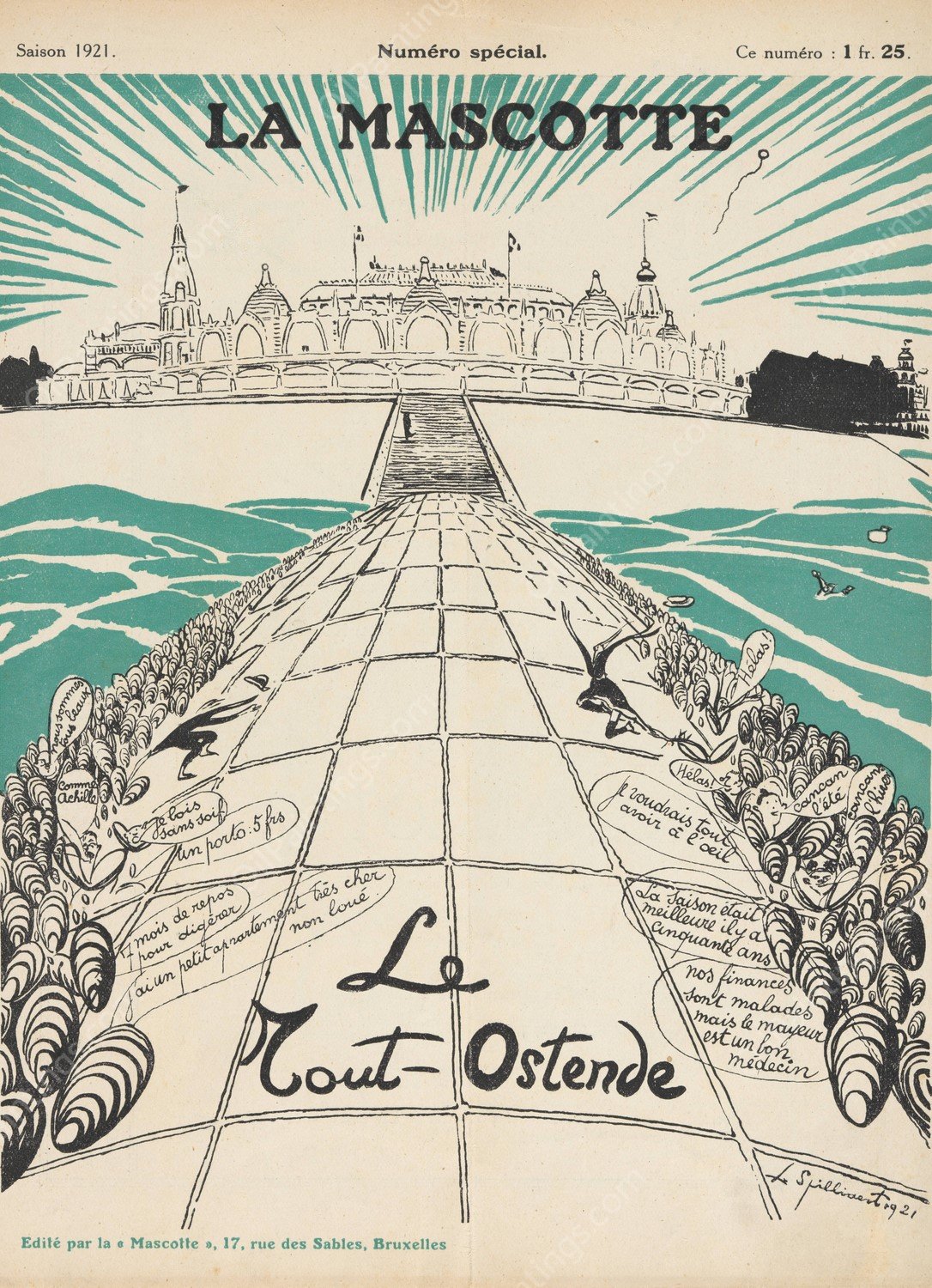 La Mascotte  by Leon Spilliaert - Hand-Painted Oil Painting Reproduction