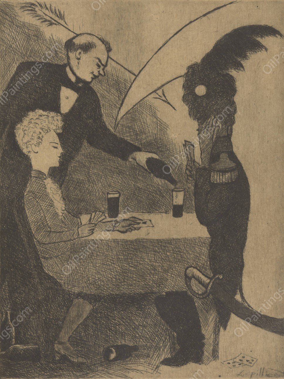 Les Fleches et la Faux  by Leon Spilliaert - Hand-Painted Oil Painting Reproduction