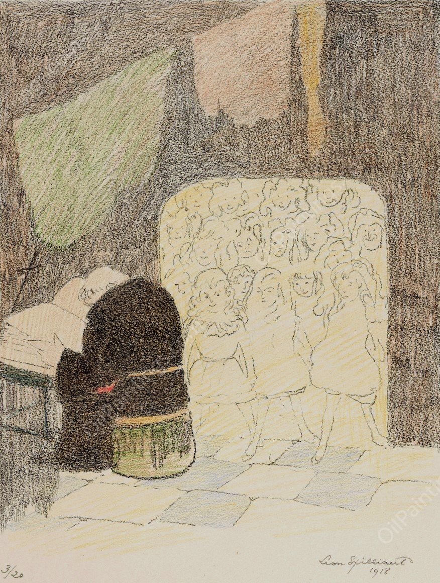 Les Serres Chaudes 5  by Leon Spilliaert - Hand-Painted Oil Painting Reproduction