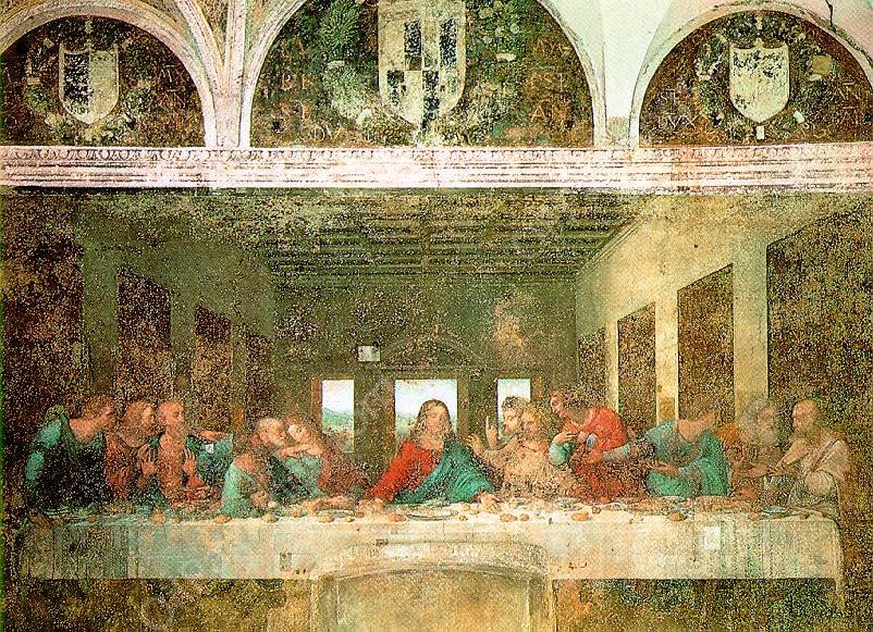 The Last Supper - After Restoration by Leonardo Da Vinci - Hand-Painted Oil Painting Reproduction