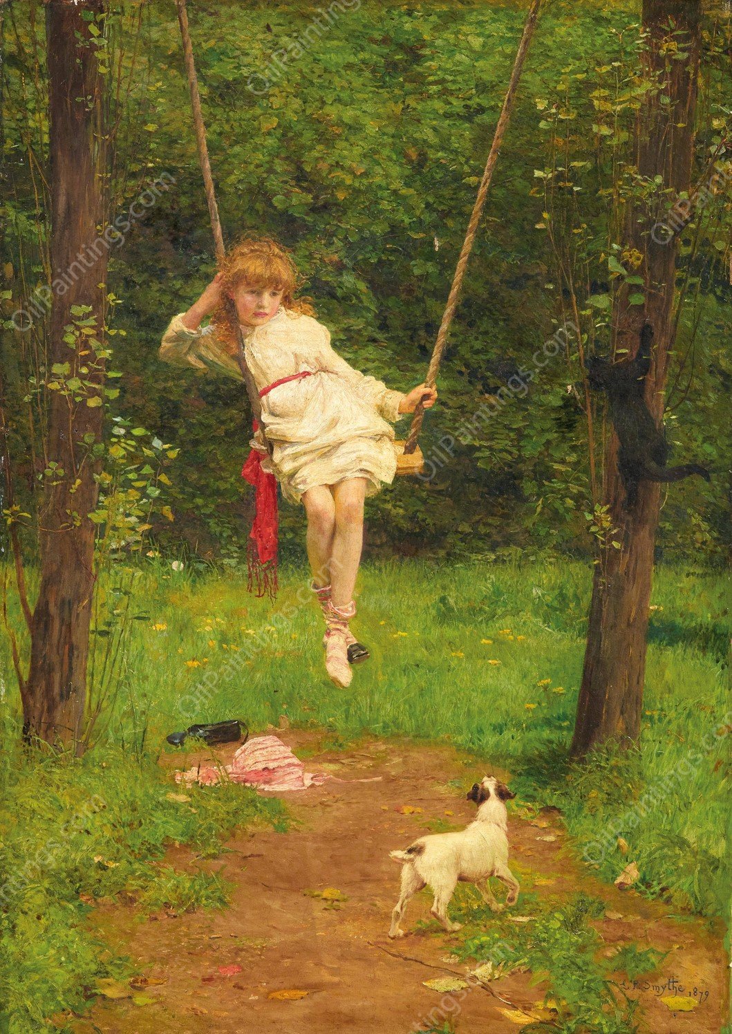 Kindred spirits  by Lionel Percy Smythe - Hand-Painted Oil Painting Reproduction