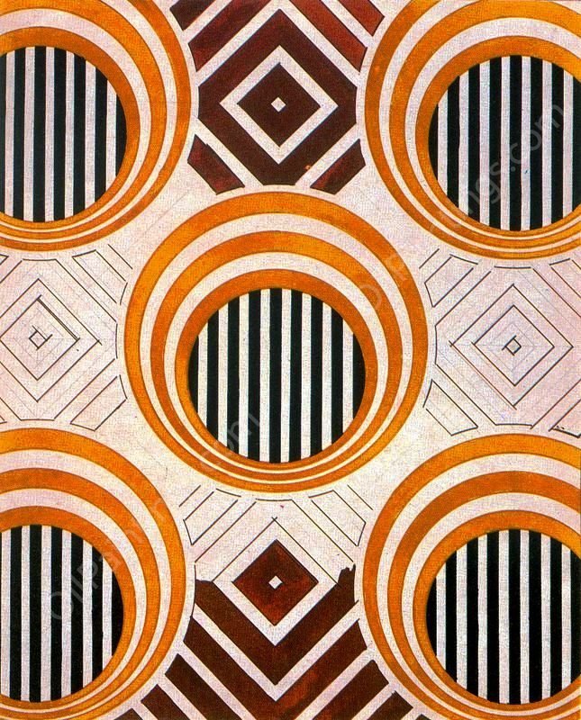 Kleiderentwurf Leto 1924  by Liubov Popova - Hand-Painted Oil Painting Reproduction