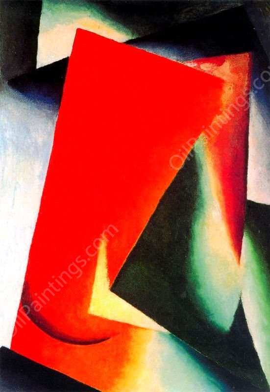 Malerische Architektonik by Liubov Popova - Hand-Painted Oil Painting Reproduction