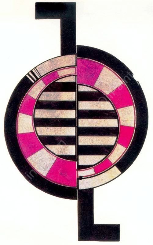 Textilentwurt by Liubov Popova - Hand-Painted Oil Painting Reproduction