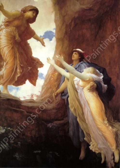Return of Persephone by Lord Frederick Leighton - Hand-Painted Oil Painting Reproduction