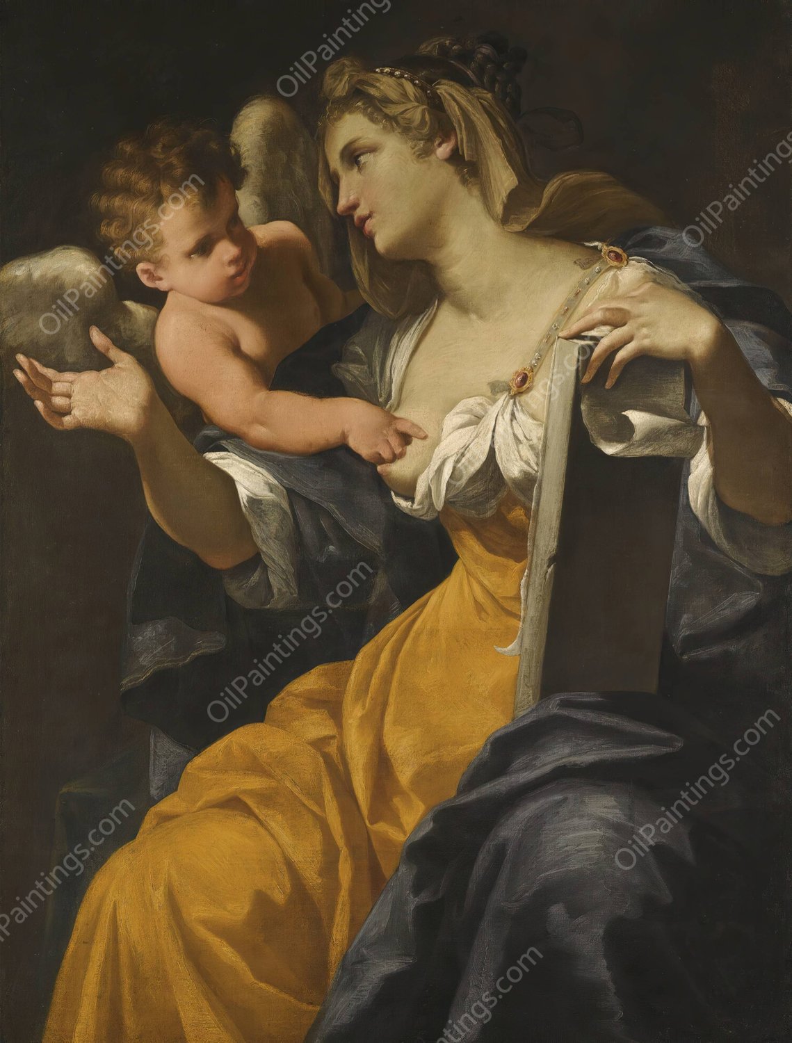 The Budrioli Sybil by Lorenzo Pasinelli - Hand-Painted Oil Painting Reproduction