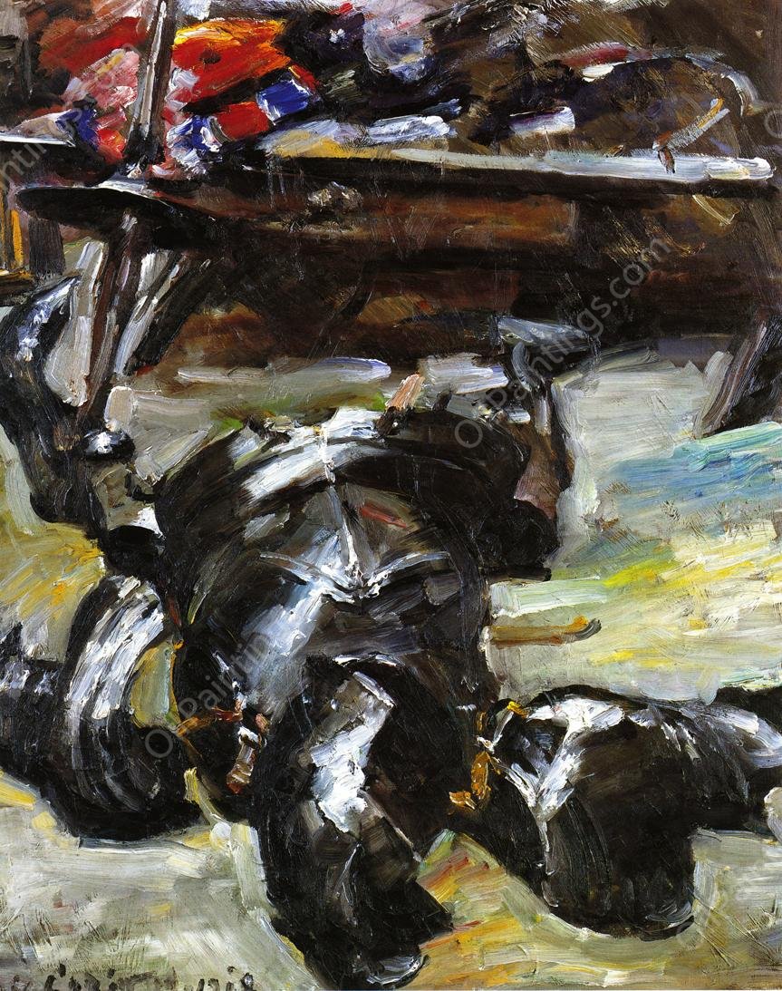 Armour in the Studio by Lovis Corinth - Hand-Painted Oil Painting Reproduction