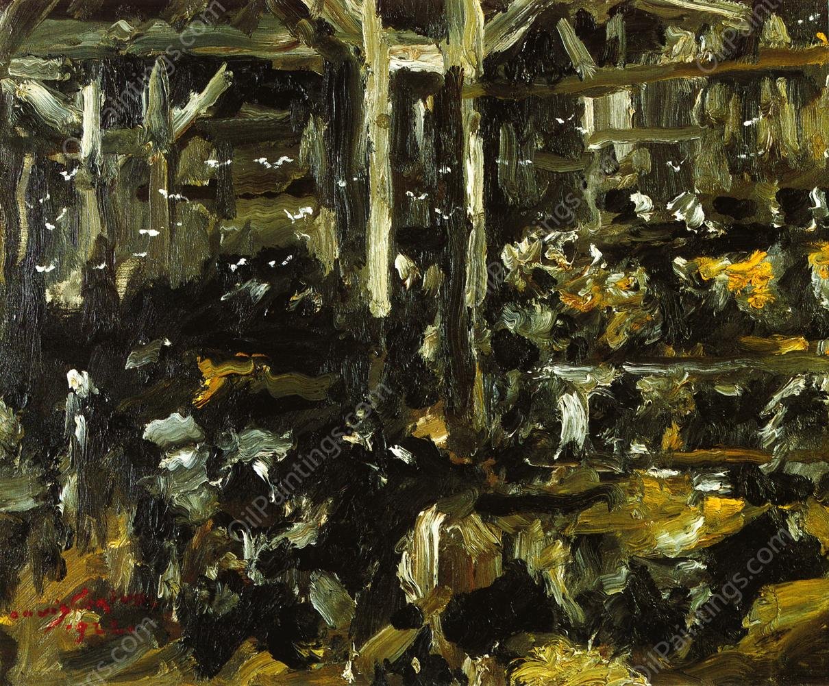 Cowshed by Lovis Corinth - Hand-Painted Oil Painting Reproduction