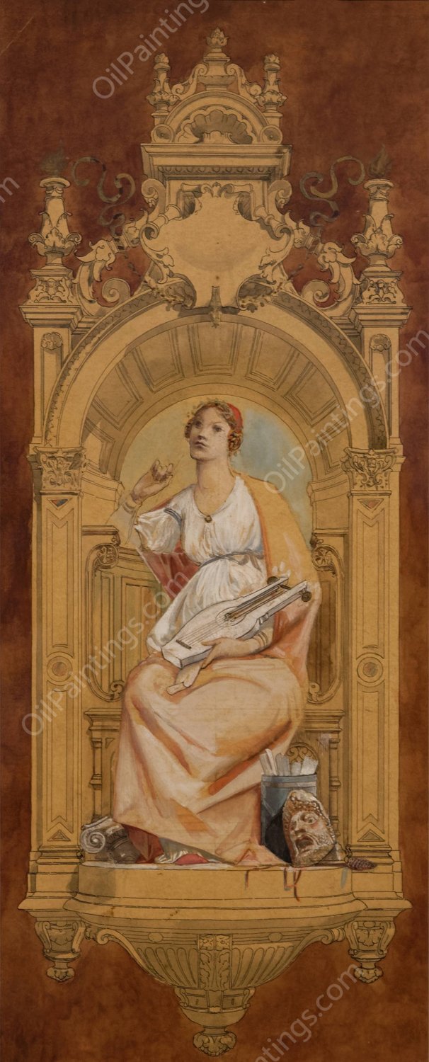 Les Arts by Luc-Olivier Merson - Hand-Painted Oil Painting Reproduction