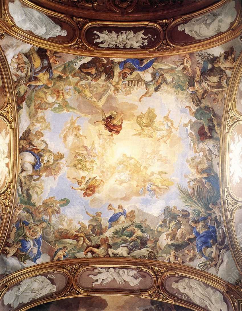 Triumph of Judith by Luca Giordano - Hand-Painted Oil Painting Reproduction