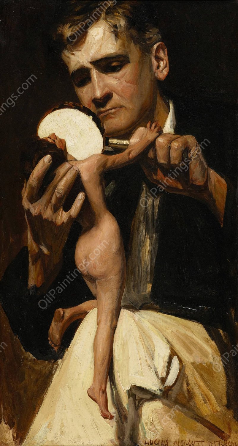 Back There in the Grass  by Lucius Wolcott Hitchcock - Hand-Painted Oil Painting Reproduction