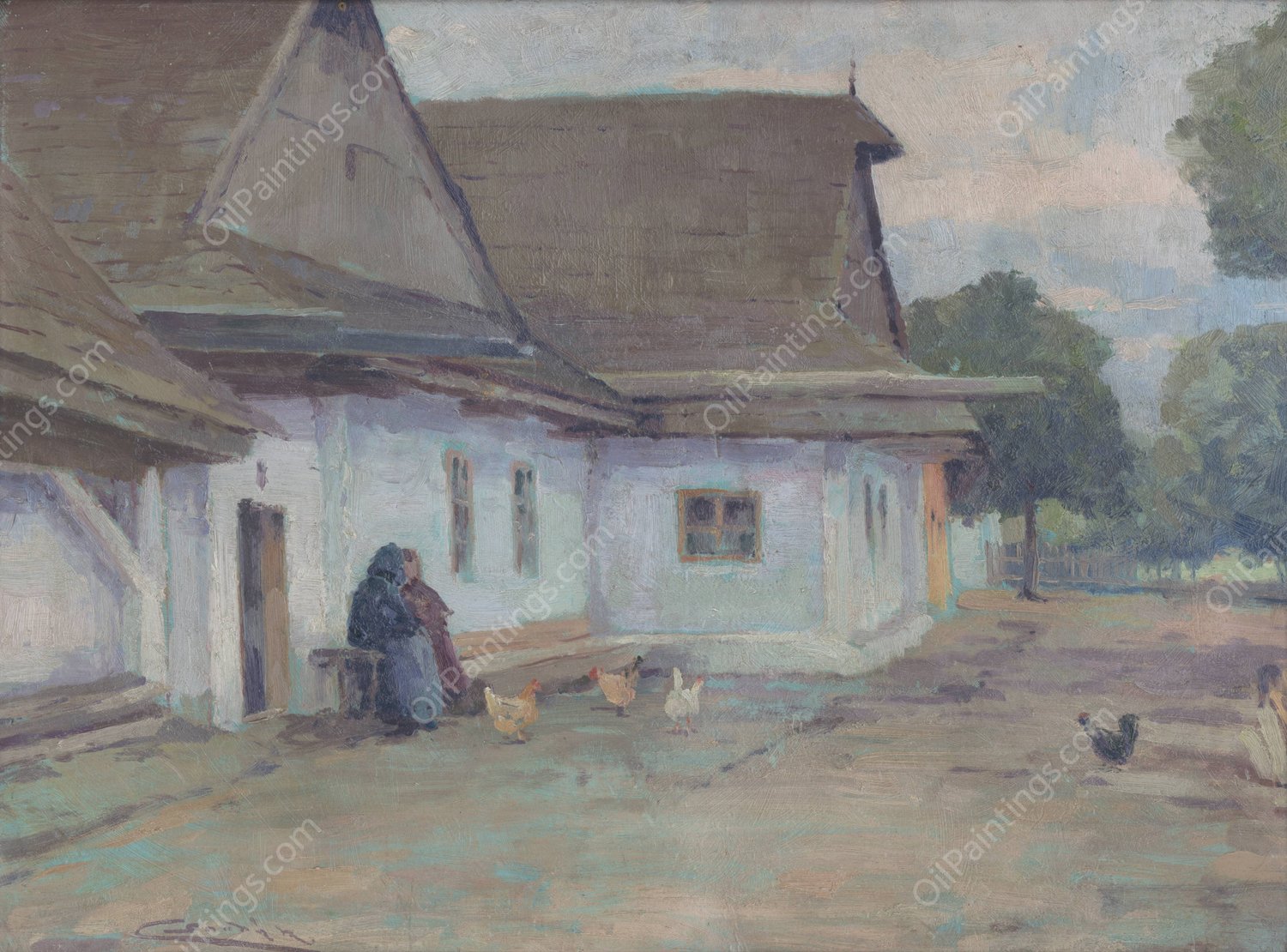 Sestnastka  by Ludovit Cordak - Hand-Painted Oil Painting Reproduction