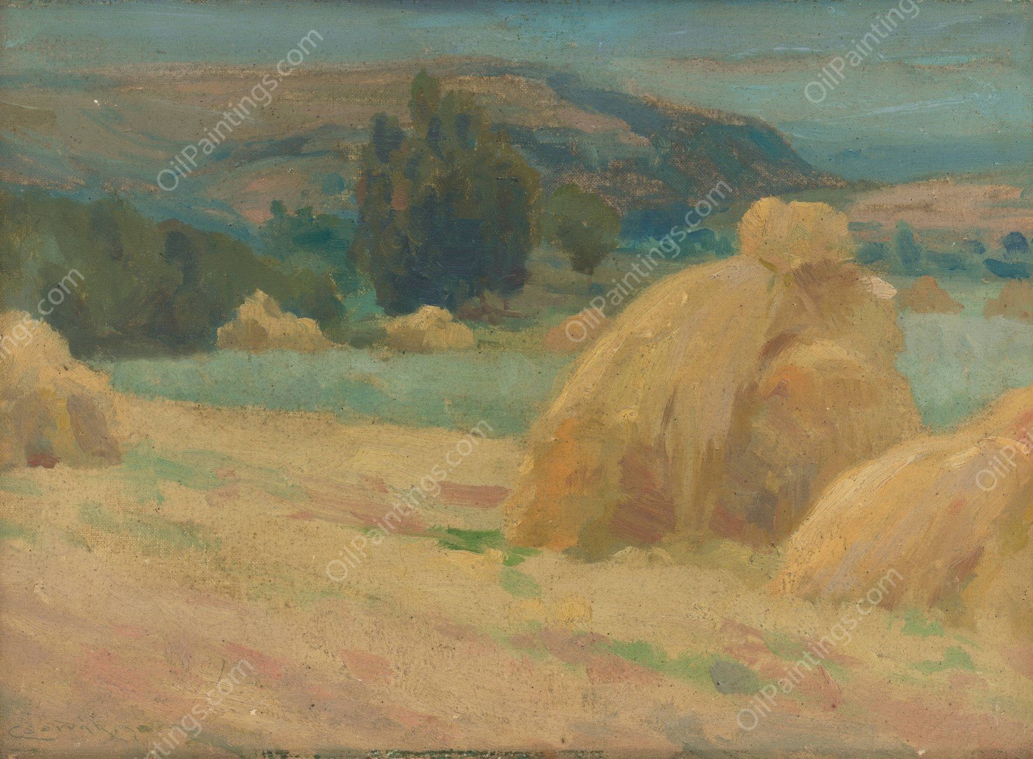 Summer  by Ludovit Cordak - Hand-Painted Oil Painting Reproduction