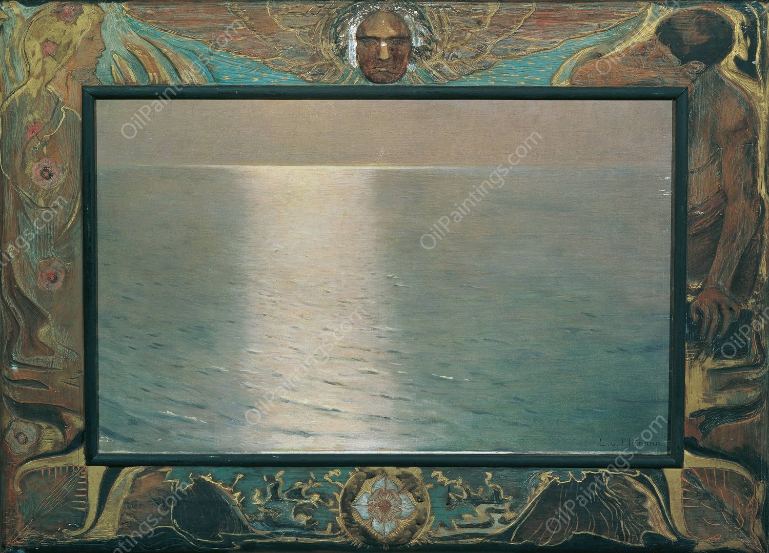 Largo  by Ludwig Von Hofmann - Hand-Painted Oil Painting Reproduction