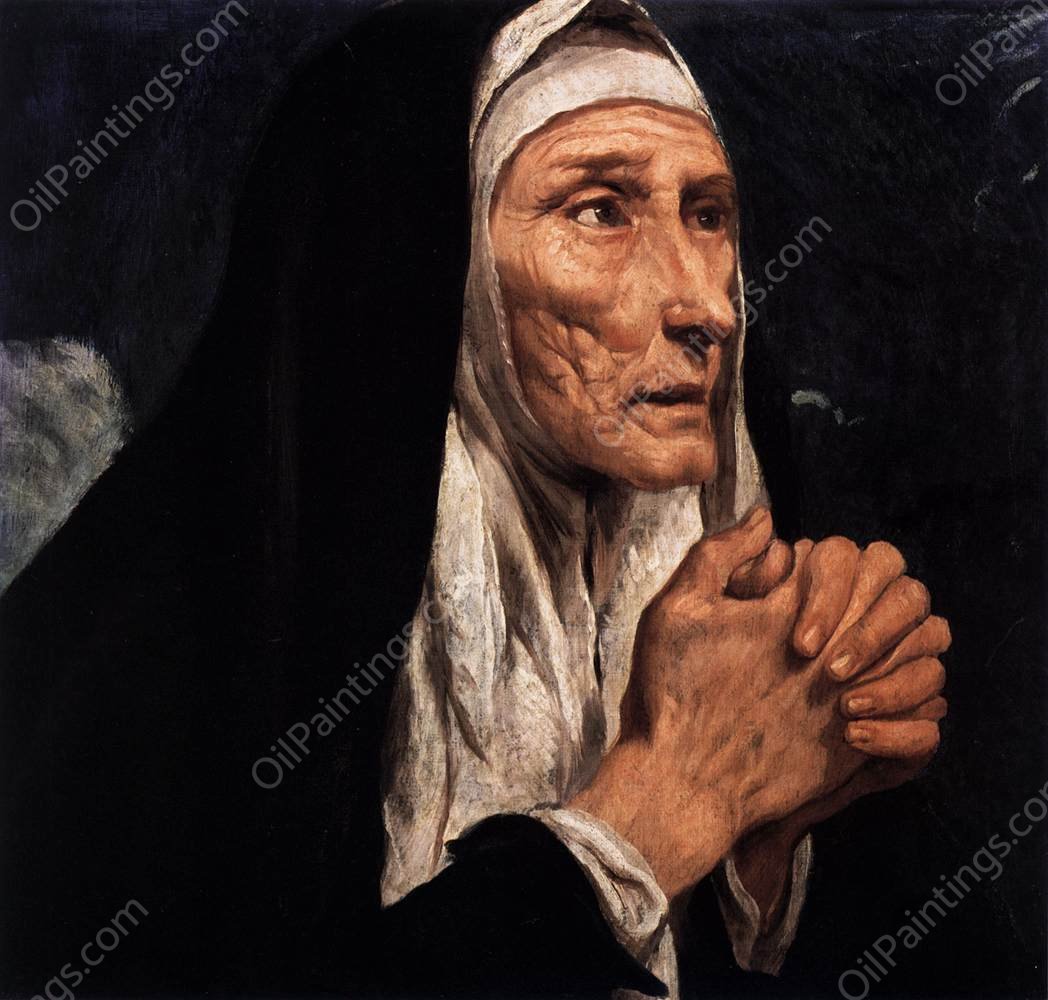 St Monica by Luis Tristan De Escamilla - Hand-Painted Oil Painting Reproduction