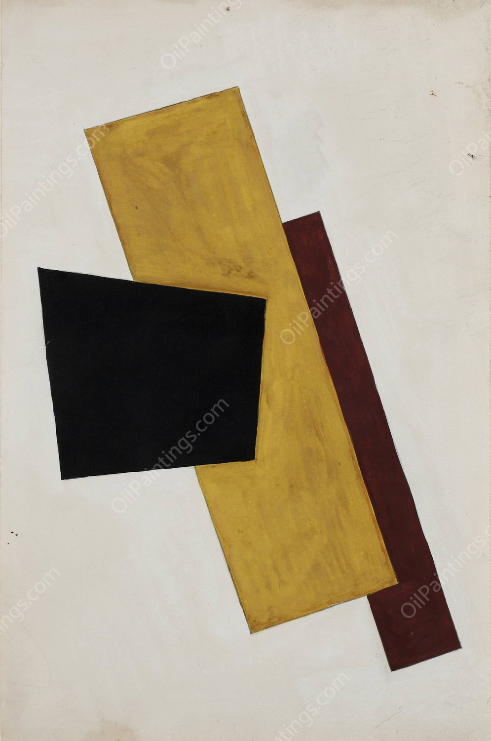 Composition  by Lyubov Popova - Hand-Painted Oil Painting Reproduction