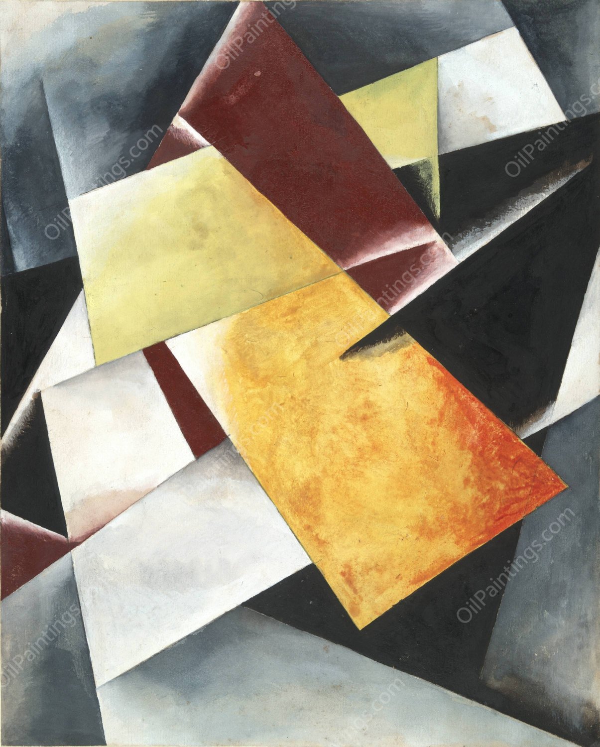 Painterly Architectonic  by Lyubov Popova - Hand-Painted Oil Painting Reproduction
