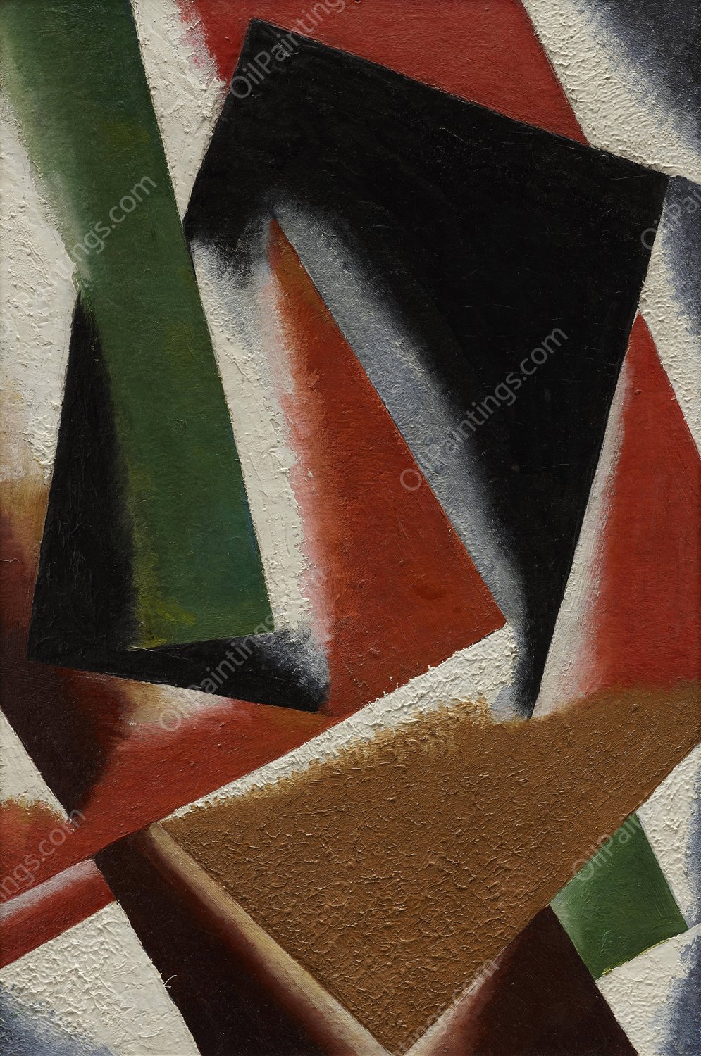 Painterly Architectonics  by Lyubov Popova - Hand-Painted Oil Painting Reproduction