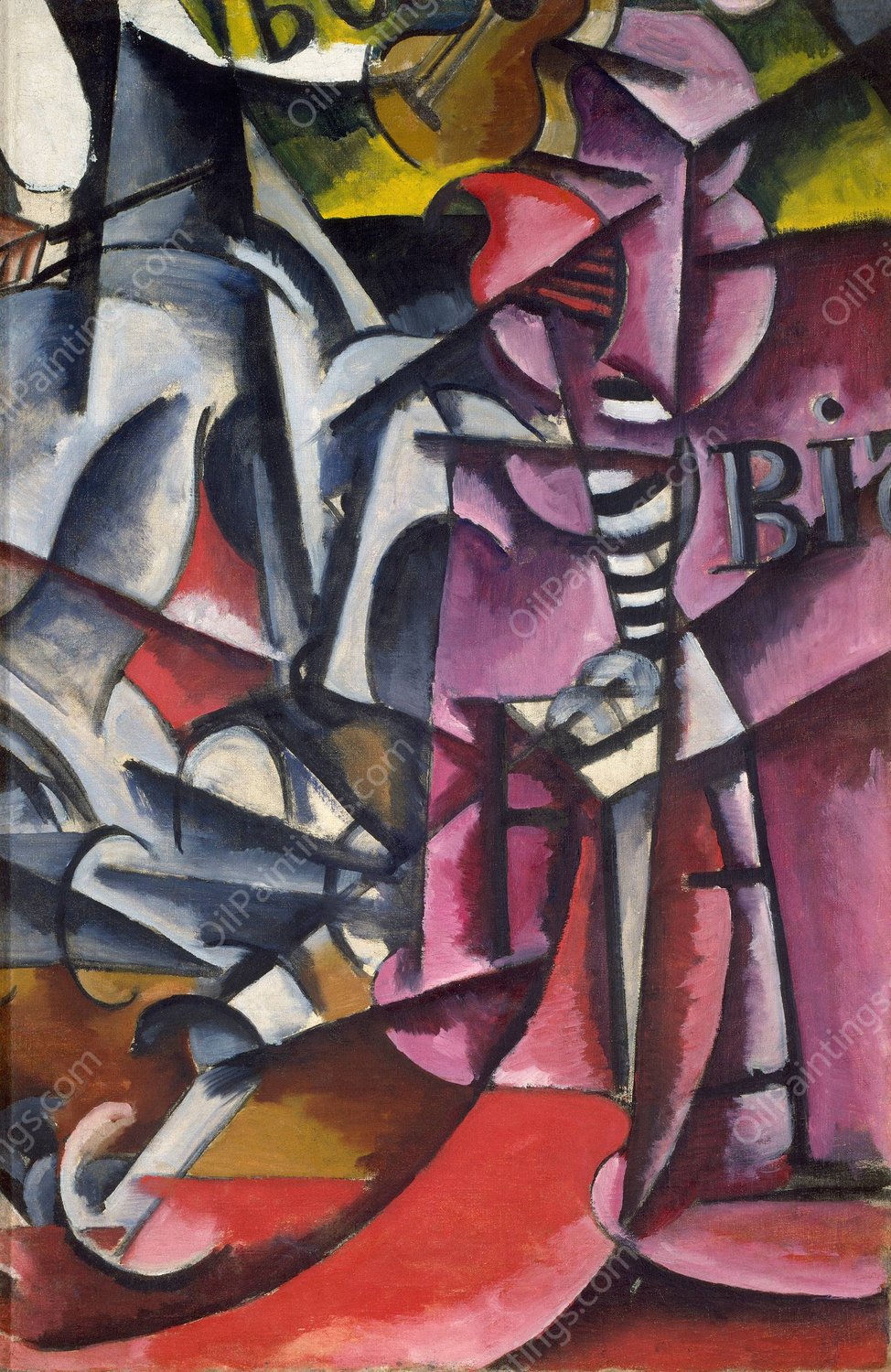 Untitled  by Lyubov Popova - Hand-Painted Oil Painting Reproduction