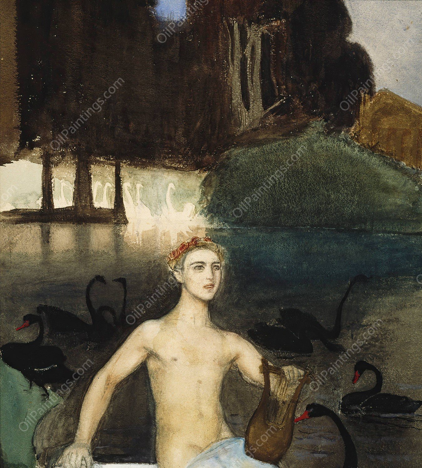 Fantasy  by Magnus Enckell - Hand-Painted Oil Painting Reproduction