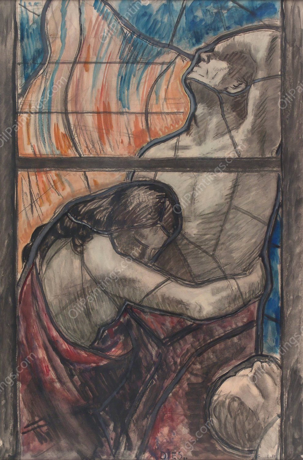 Purgatory  by Magnus Enckell - Hand-Painted Oil Painting Reproduction