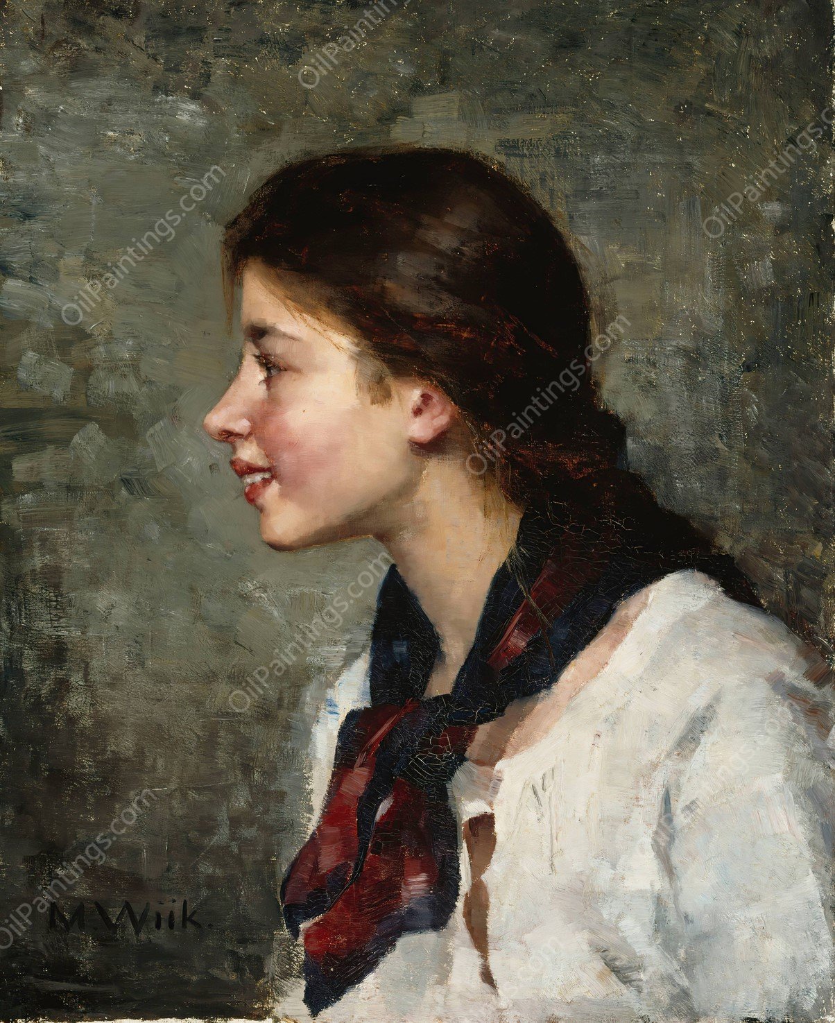 Elsa  by Maria Wiik - Hand-Painted Oil Painting Reproduction