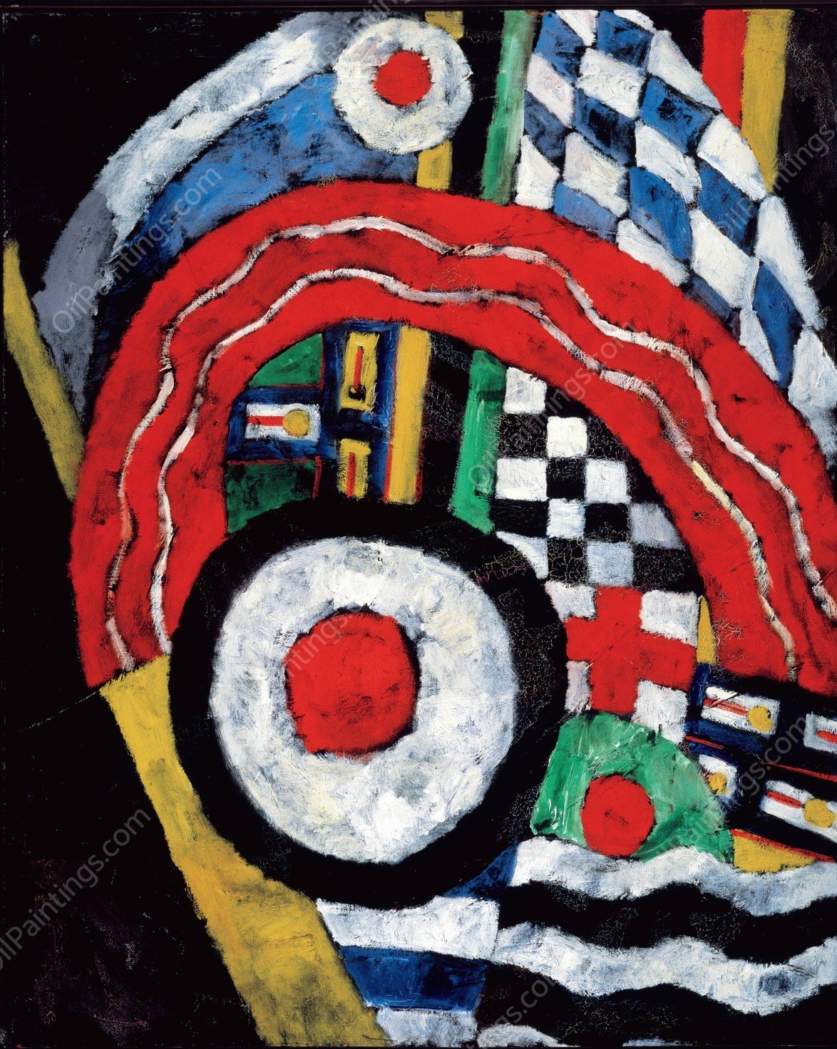 Painting No. 46   by Marsden Hartley - Hand-Painted Oil Painting Reproduction