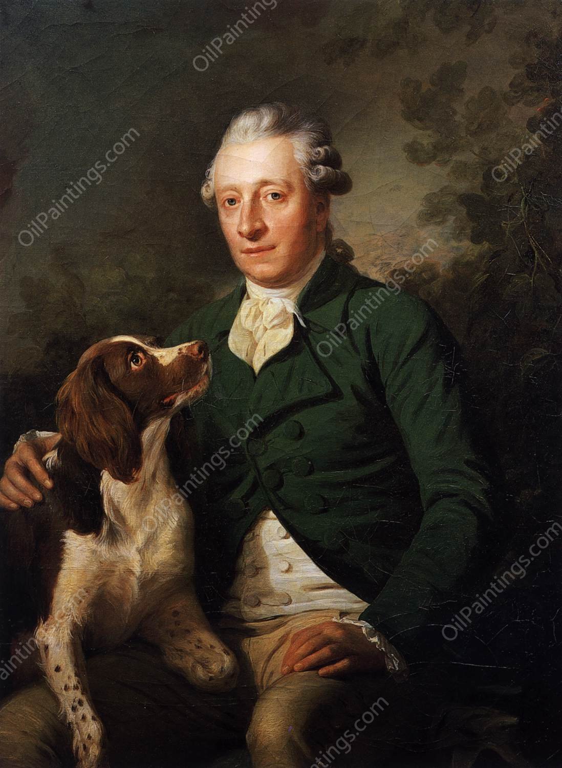 Portrait of Count Anton Lamberg-Sprinzenstein by Martin Ferdinand Quadal - Hand-Painted Oil Painting Reproduction