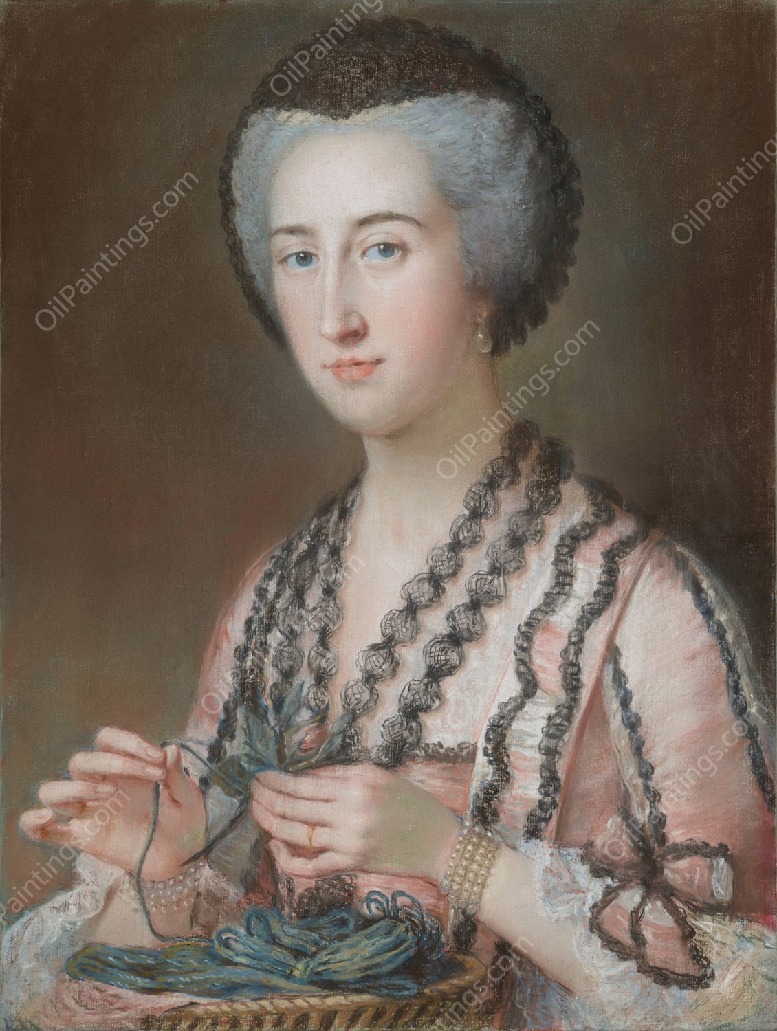 Lady Dungarvan, Countess of Ailesbury  by Mary Hoare - Hand-Painted Oil Painting Reproduction