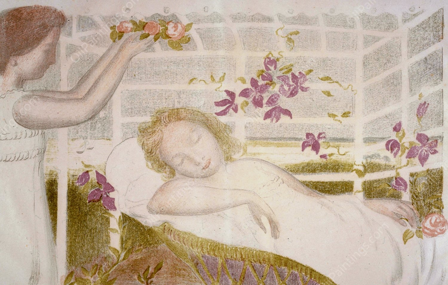 Allegorie  by Maurice Denis - Hand-Painted Oil Painting Reproduction