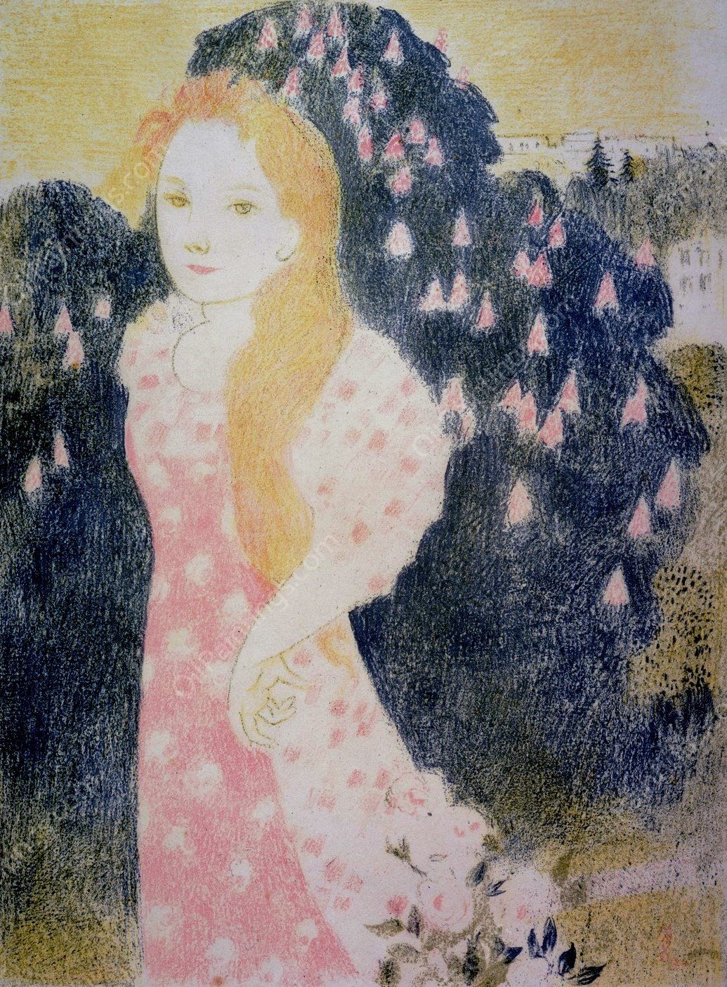 Les crepuscules ont une douceur d'ancienne peinture  by Maurice Denis - Hand-Painted Oil Painting Reproduction