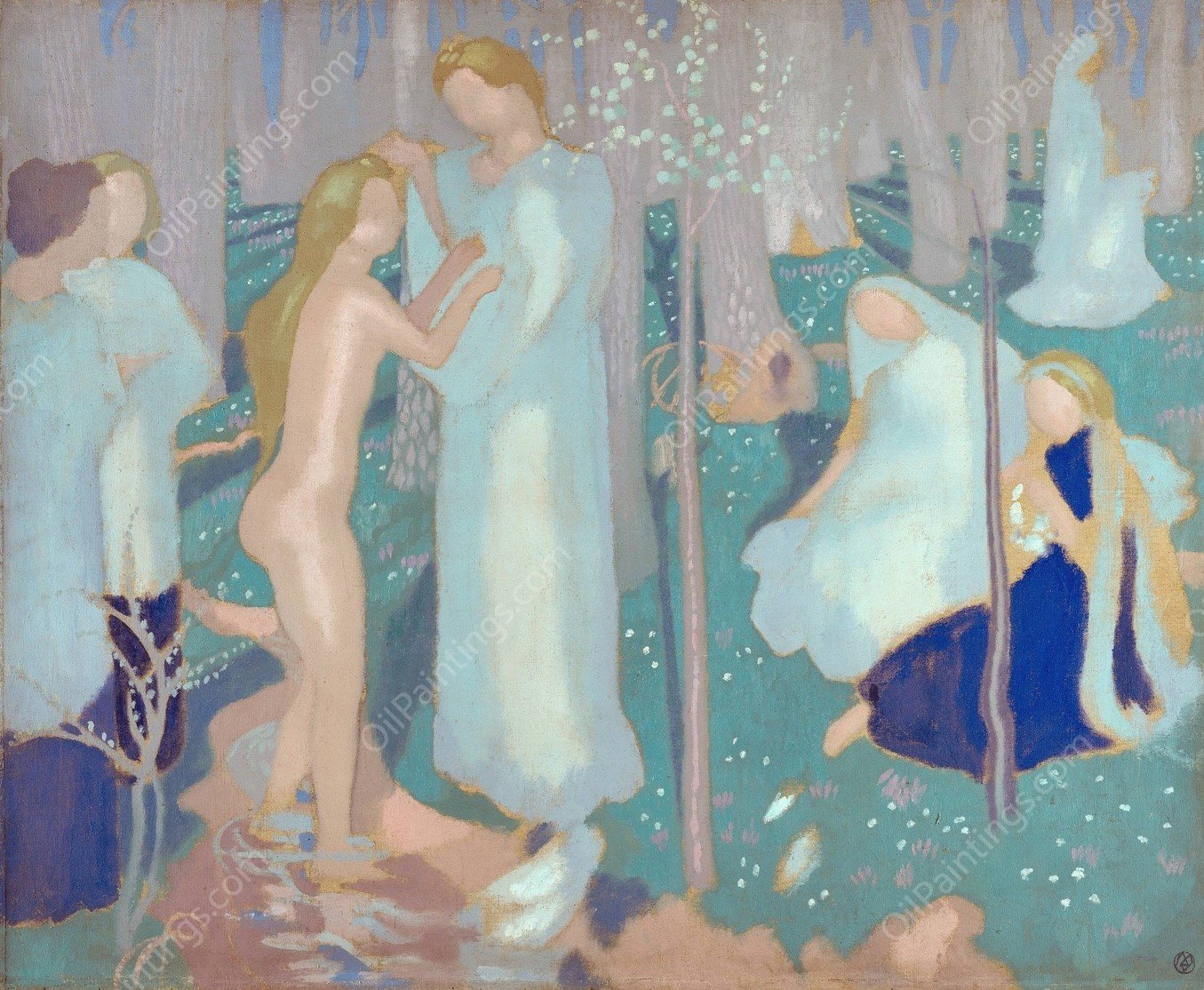 Springtime  by Maurice Denis - Hand-Painted Oil Painting Reproduction