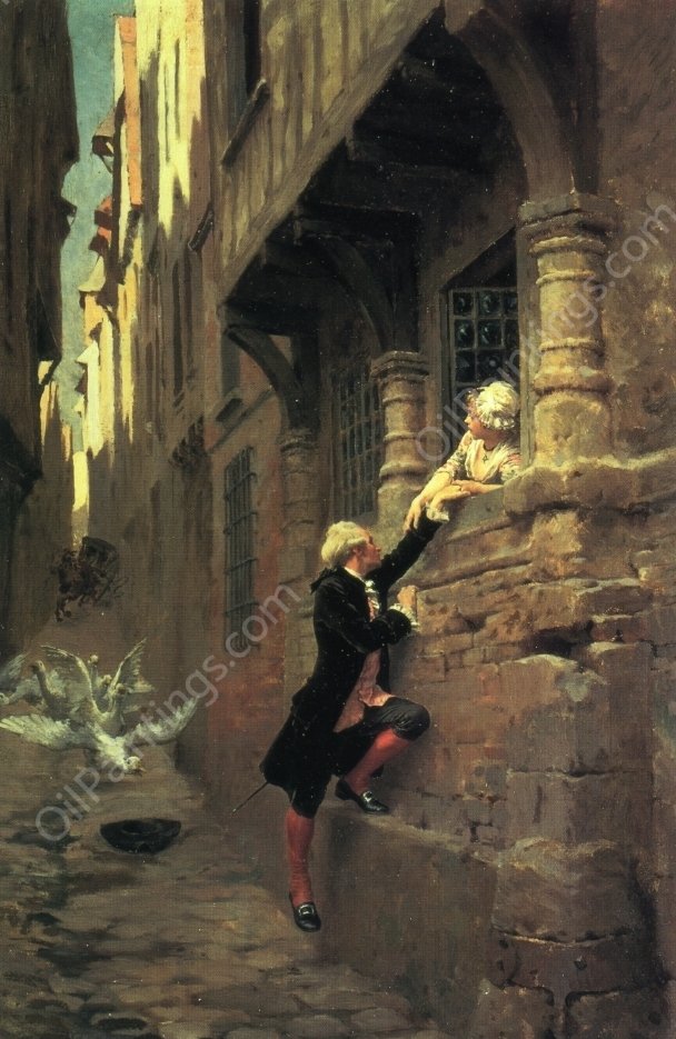 L'Escalade by Maurice Leloir - Hand-Painted Oil Painting Reproduction