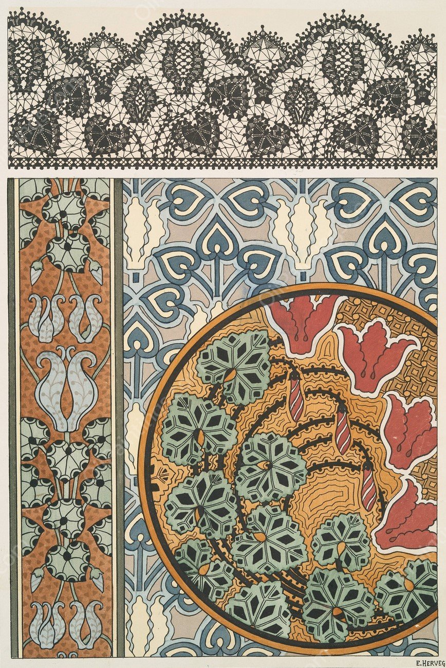 Cyclamen 3  by Maurice Pillard Verneuil - Hand-Painted Oil Painting Reproduction