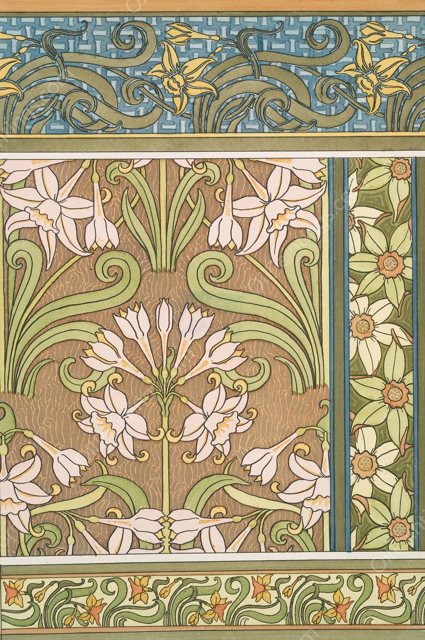 Jonquille 2  by Maurice Pillard Verneuil - Hand-Painted Oil Painting Reproduction