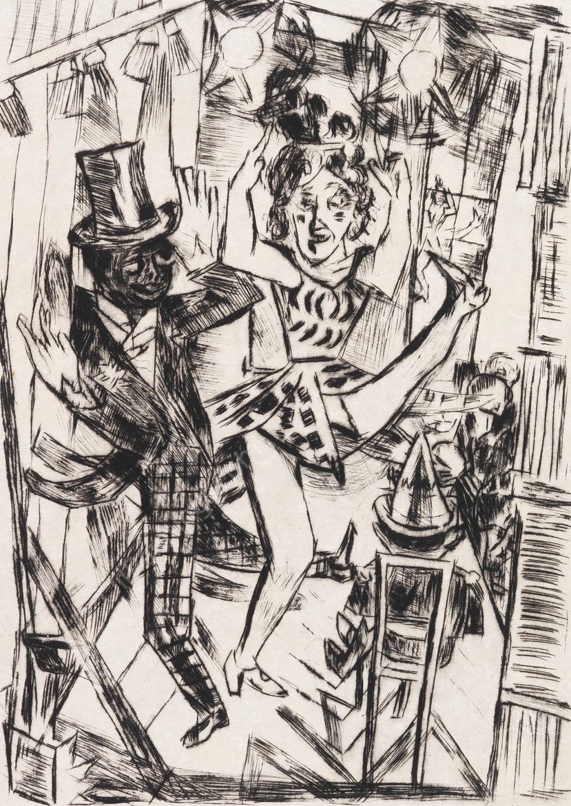 Tauentzienpalast  by Max Beckmann - Hand-Painted Oil Painting Reproduction