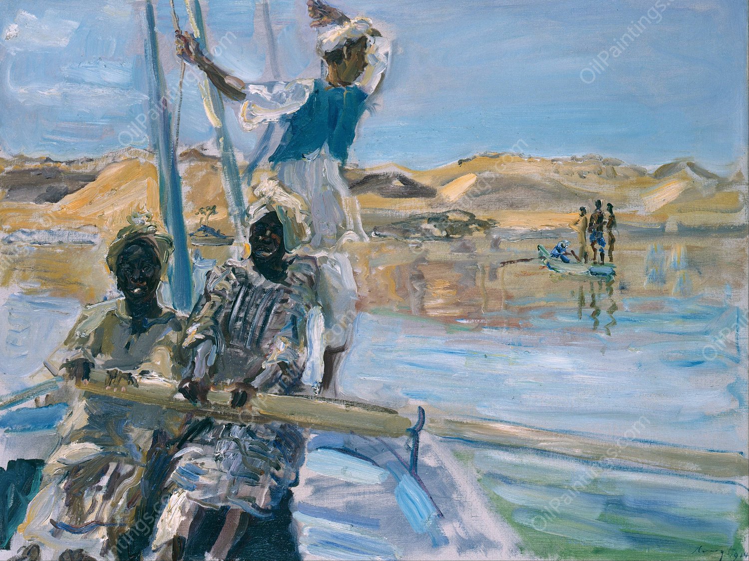 Pirates by Max Slevogt - Hand-Painted Oil Painting Reproduction