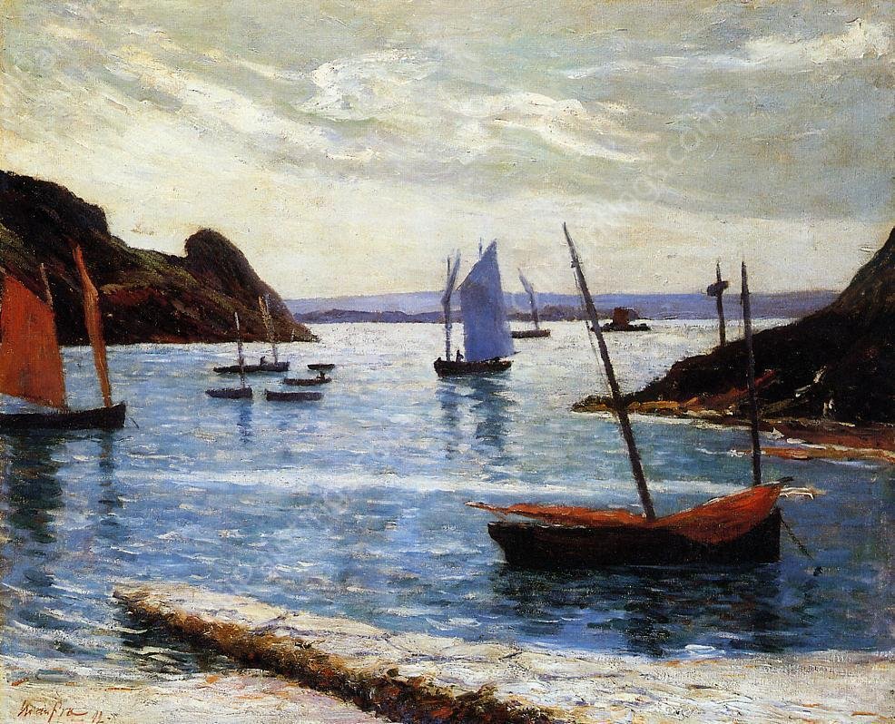 Ile de Brehat by Maxime Maufra - Hand-Painted Oil Painting Reproduction