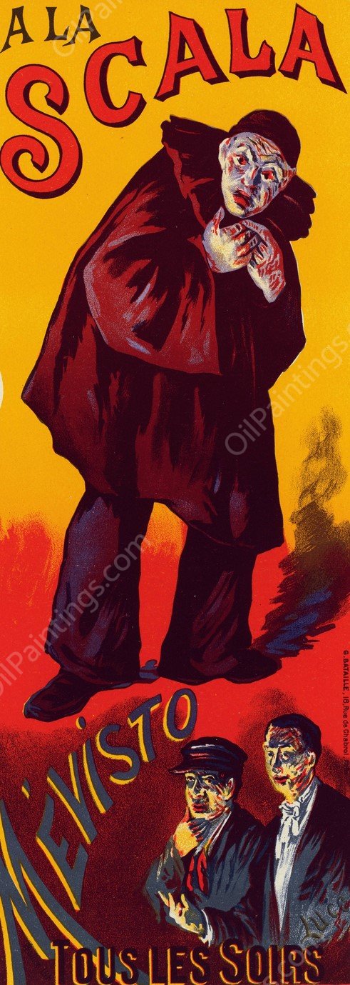 Mevisto  by Maximilien Luce - Hand-Painted Oil Painting Reproduction