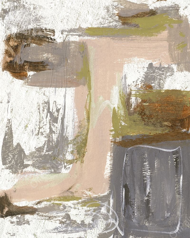 Facets II by Melissa Wang - Hand-Painted Oil Painting Reproduction