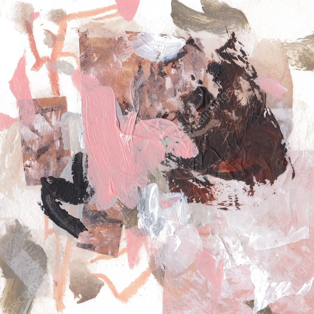 Pebble Rouge II by Melissa Wang - Hand-Painted Oil Painting Reproduction