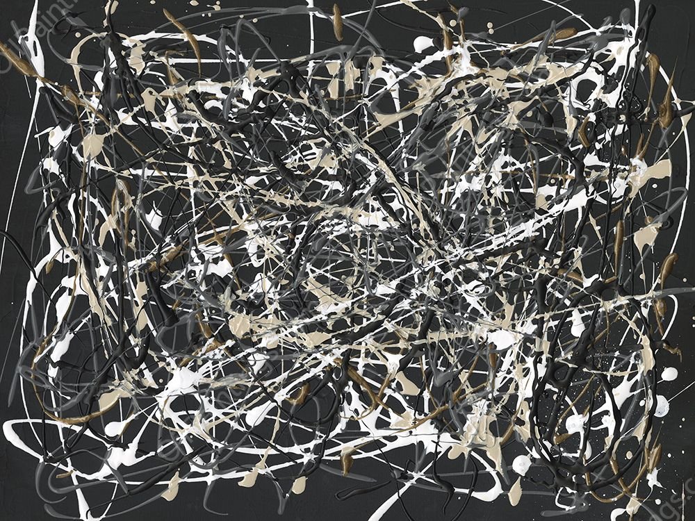 Pollack Homage II by Michael Willett - Hand-Painted Oil Painting Reproduction