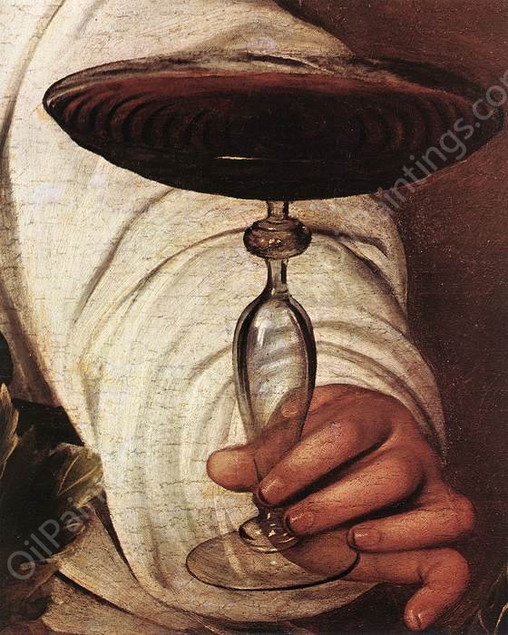 Bacchus Detail by Caravaggio - Hand-Painted Oil Painting Reproduction