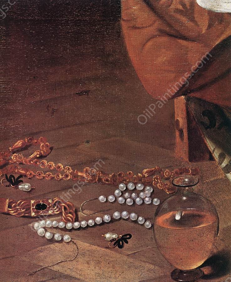 Magdalene Detail by Caravaggio - Hand-Painted Oil Painting Reproduction